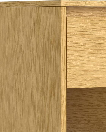 SIMPLIHOME Hunter Nightstand, 20 inch, Oak - LeafyLoom