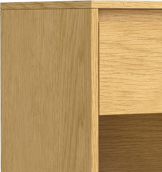 SIMPLIHOME Hunter Nightstand, 20 inch, Oak - LeafyLoom