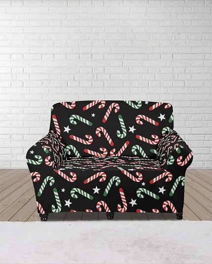 FKELYI Christmas Furniture Protector Easy Going Stretch Sofa Slipcover Non-Slip Sofa Couch Cover Washable Sofa Slipcovers S FKELYI
