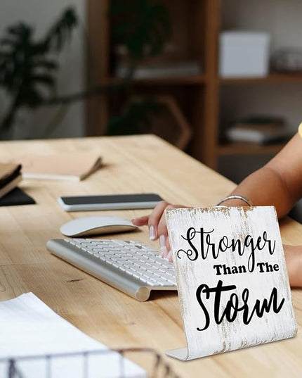 Inspirational Quotes Decor Gifts for Women, Motivational Desk Sign, Decoration On Shelf Table Desk for Living Room Home Office Gift for Sisters Friends Nurse Worker Daughter Son Coworker dksg9 - LeafyLoom