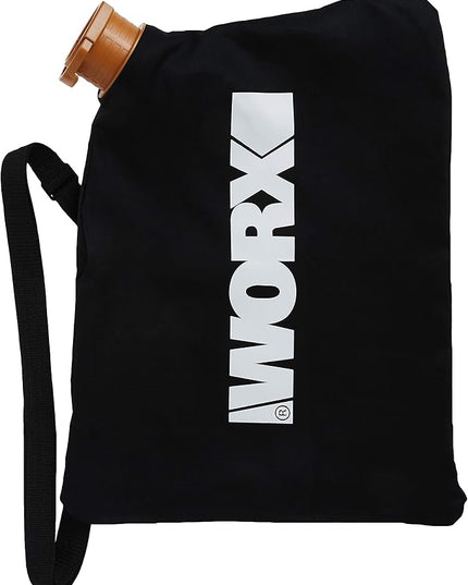 WORX WG505 TRIVAC 12 Amp 3-in-1 Electric Blower/Mulcher/Vacuum & 50026858 Trivac Leaf Collection Bag (WGBAG500) - LeafyLoom