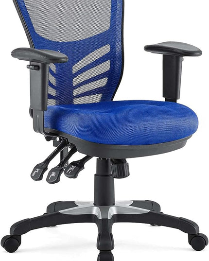 Modway EEI-757 Articulate Ergonomic Mesh Office Chair in Blue - LeafyLoom