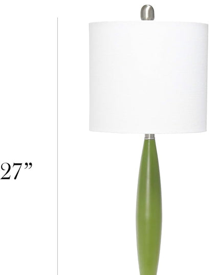 Elegant Designs LT3308-GRN Needle Stick Table Lamp, Green - LeafyLoom