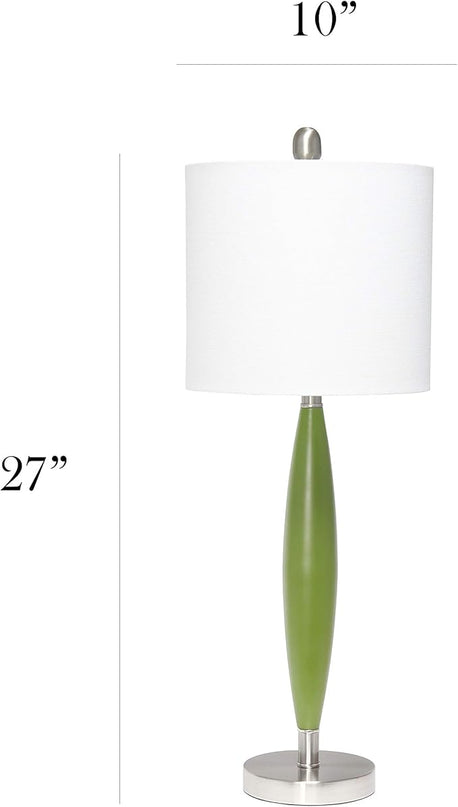 Elegant Designs LT3308-GRN Needle Stick Table Lamp, Green - LeafyLoom