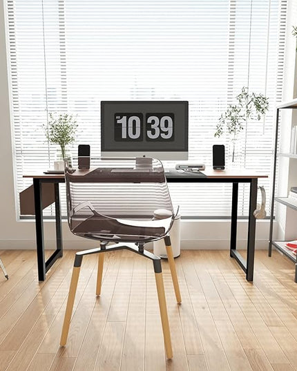 63 inch Sandalwood Splicing Desk, Writing Table, Game Desk, Writing Desk, Computer Desk - LeafyLoom