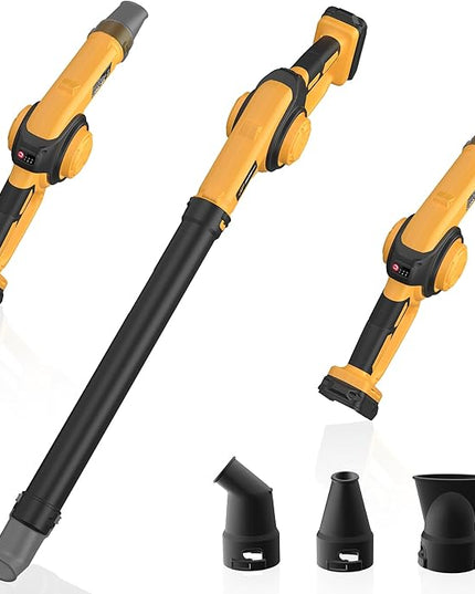Mini Cordless Leaf Blower Up to 200MPH for Dewalt 20V Max Battery (No Battery) Electric Leaf Blower Cordless 3 Speeds Mode Battery Powered Leaf Blowers for Workbench, Patio, Porch - LeafyLoom