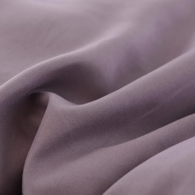 ROSGONIA California King Comforter Set Dusty Purple, 3pcs (1 Boho Cal King Comforter & 2 Pillowcases) All Season Bedding Bedspread Blanket Quilt - LeafyLoom