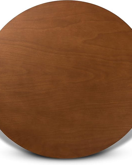 Baxton Studio Mila Modern and Contemporary Grey Fabric Upholstered and Walnut Brown Finished Wood 7-Piece Dining Set - LeafyLoom