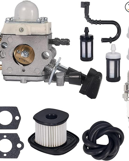 BG86 Carburetor for Stihl SH86 SH86C BG86 BG86CE BG86Z BG86CEZ Leaf Blower Carb Replace ZAMA C1M-S261B C1M-S261C 4241-120-0616 4241-120-0607 with Air Filter Fuel Line Hose Kit - LeafyLoom
