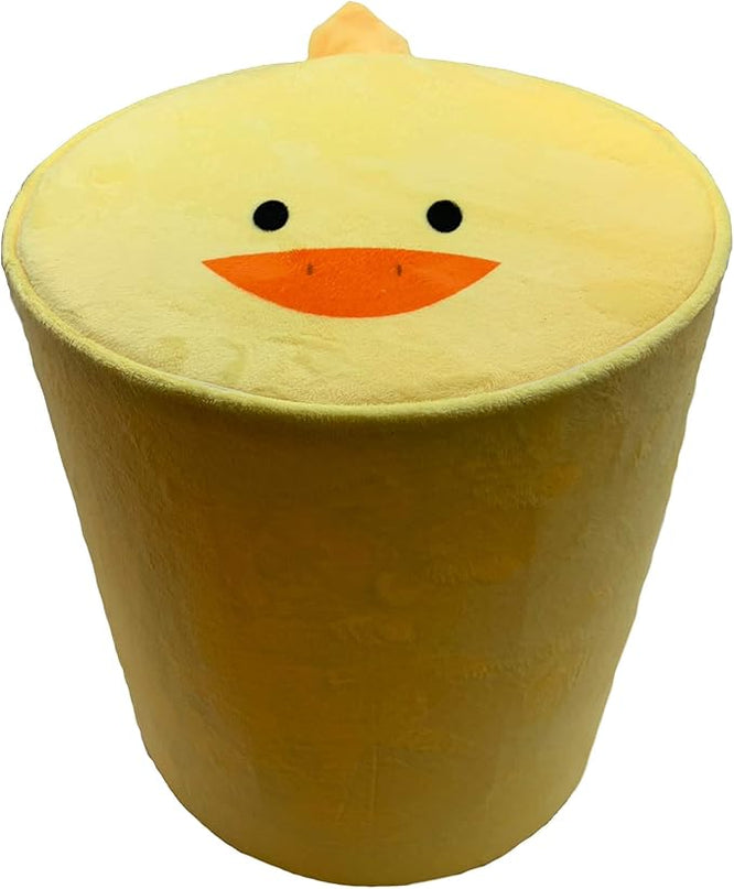 Storl Organizer Storage Stool for Toy and Cloth and Kids Stool (Duck, 12Wx13H) - LeafyLoom