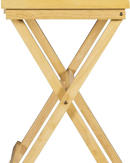 Linon Mable Folding Desk, Natural - LeafyLoom