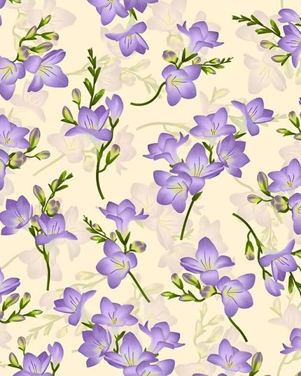 kxry Purple Flower Comforter Sets Bedding Sets Twin Size Comforter Set for Girls Women Kids 1 Comforter + 1 Pillow Case - LeafyLoom