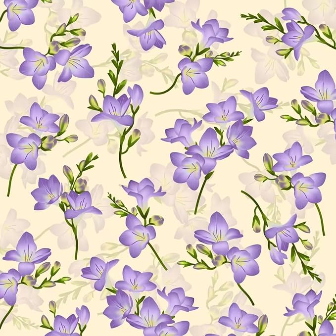 kxry Purple Flower Comforter Sets Bedding Sets Twin Size Comforter Set for Girls Women Kids 1 Comforter + 1 Pillow Case - LeafyLoom