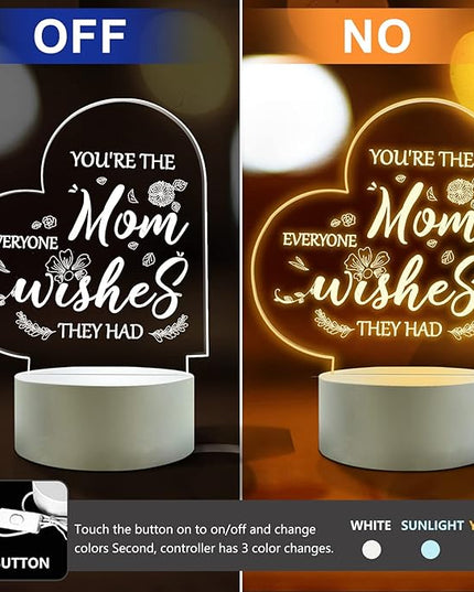 I Love My Mother-Best Mom Birthday Gifts from Daughter Son，Mom Birthday Gifts Night Light，Room Decoration Mom's Gifts - LeafyLoom