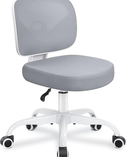 Primy Kids Desk Chair, Pink Study Chair for Boys Girls with Height Adjustable, Swivel Mesh Task Student Chairs for 4-12, Growing Teen Office Chair for Home/School/Office(Gray) - LeafyLoom