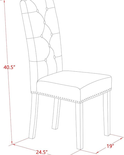 East West Furniture HBEL3-LWH-07 Hartland 3 Piece Modern Dining Set Contains a Round Wooden Table with Pedestal and 2 Gray Linen Fabric Upholstered Parson Chairs, 42x42 Inch - LeafyLoom