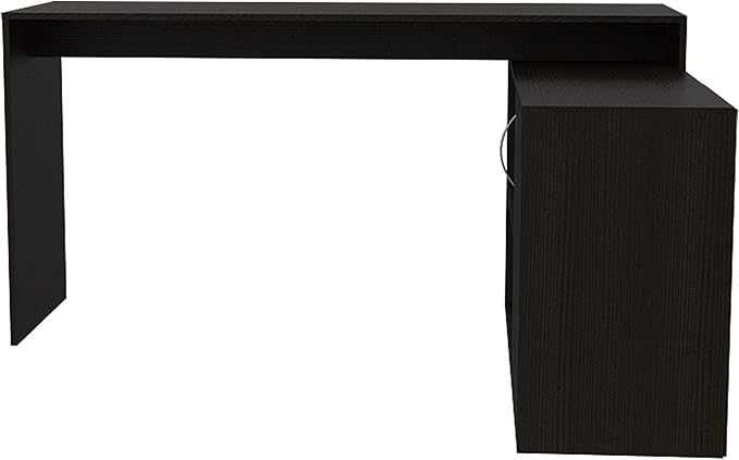 NicBex Kimberly-DW-00041-LWJ Home Office Desks, 45.86"x59.64"x30.11", Black - LeafyLoom