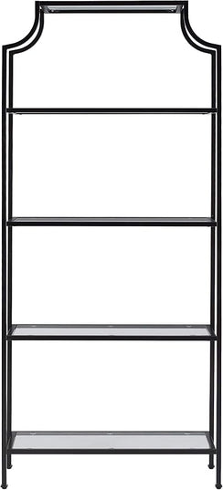 Crosley Furniture Aimee Etagere Bookcase, Oil-Rubbed Bronze - LeafyLoom