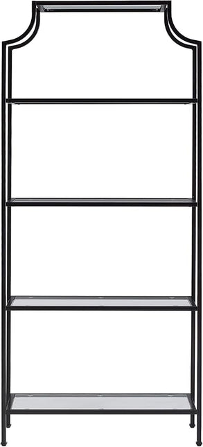 Crosley Furniture Aimee Etagere Bookcase, Oil-Rubbed Bronze - LeafyLoom