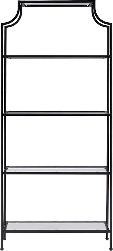 Crosley Furniture Aimee Etagere Bookcase, Oil-Rubbed Bronze - LeafyLoom