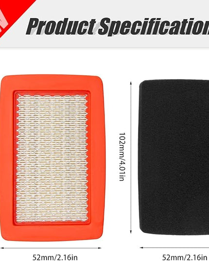 512652001 Air Filter Replacement for Red Max T401282310 EBZ8500 512652001 544271501 544271601 Replacement for Husqvarna 512652001 544271501 for Backpack Blower Leaf Blower - LeafyLoom