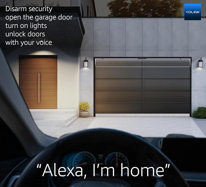 YoLink Smart Garage Door Sensor, Garage Door Position Sensor with Door Left-Open Reminders, Alexa, Google, IFTTT, Home Assistant (Hub Required) YoLink