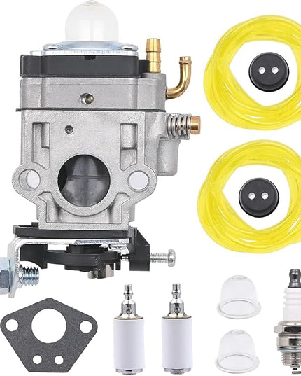 PR48BT Carburetor for Poulan Pro 26-36CC PR46BT PR2322 BP400 BP402 PR2322 967086901 150032738 530058436 Eskimo Mako M43 M43Q8 Viper 43cc Engine Southland SCV43 SEA43 Earth Auger - LeafyLoom