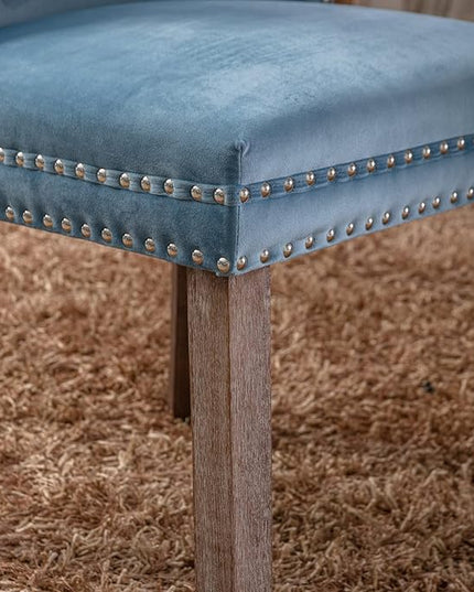 NicBex Haerin-SD-00119-LWJ Dining Chairs, 27.4"x20.4"x37.4", Light Blue - LeafyLoom