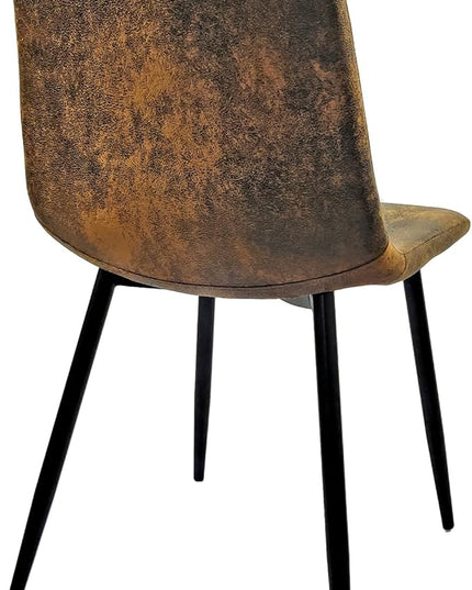 NicBex Haerin-SD-00355-LWJ Dining Chairs, 21.3"x17.1"x33.5", Brown - LeafyLoom