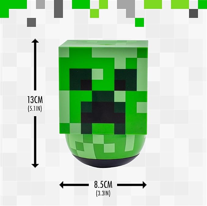 Paladone Minecraft Creeper Sway Lamp - Battery Operated Minecraft Light | Official Merchandise - LeafyLoom