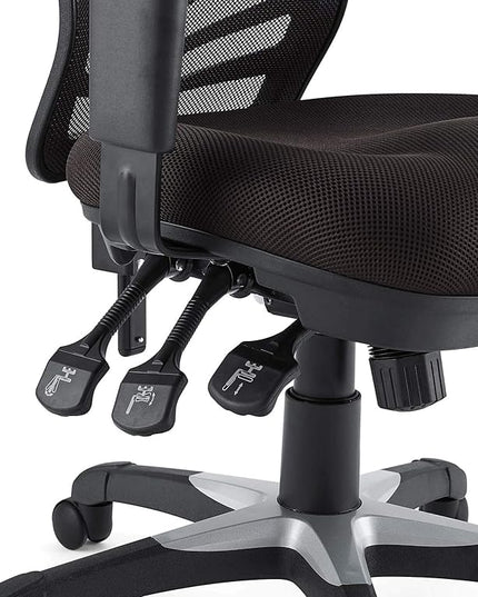 Modway Articulate Ergonomic Mesh Office Chair in Brown - LeafyLoom