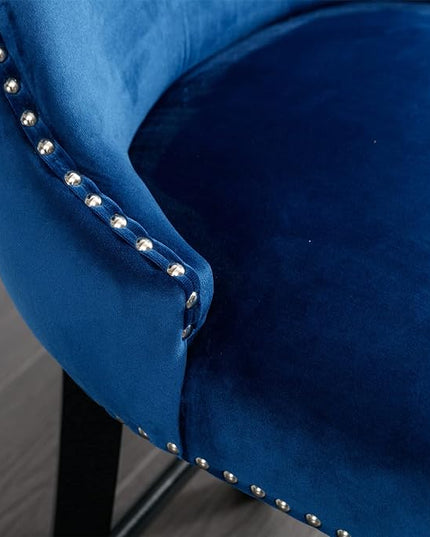 NicBex Haerin-SD-00377-LWJ Dining Chairs, 22"x19"x37", Blue - LeafyLoom