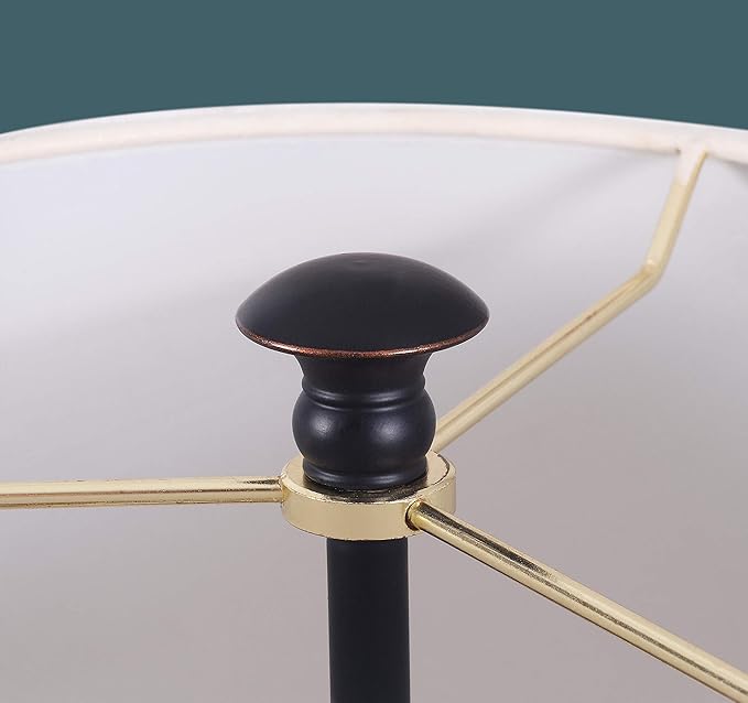 Kenroy Home 30437BRZ Spyglass Table Lamp with Bronze Finish, Classic Style, 30.5" Height, 17" Width, 17" Depth - LeafyLoom