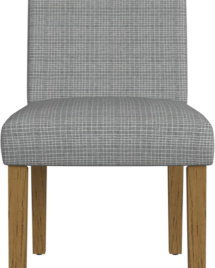 HomePop Classic Upholstered Parsons Dining Chairs, Single Pack, Gray - LeafyLoom