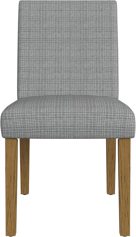 HomePop Classic Upholstered Parsons Dining Chairs, Single Pack, Gray - LeafyLoom
