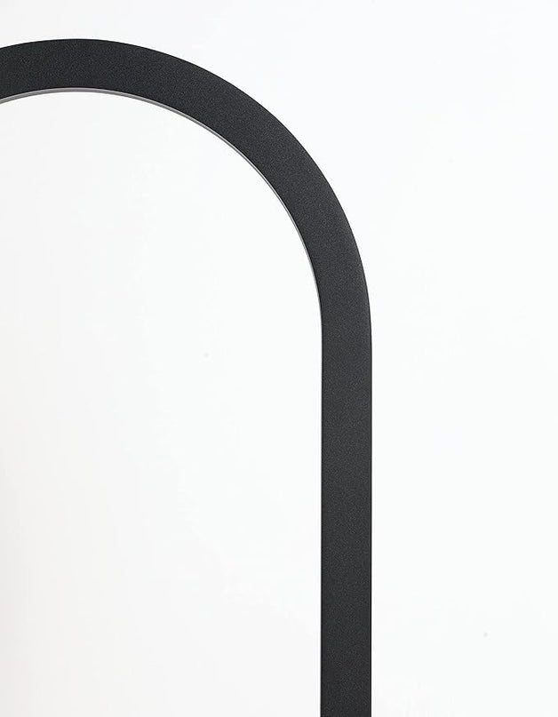 LUCĒ by Mercer Project Modern LED Arched Floor Lamp, Black - LeafyLoom