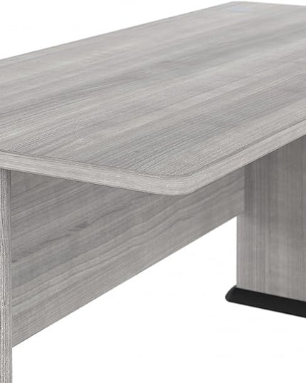 Bush Business Furniture Studio A 60-inch W Computer Desk, Platinum Gray (SDD160PG) - LeafyLoom