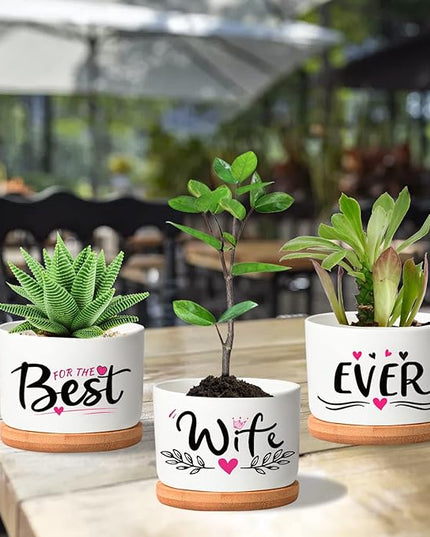 for Wife, Mothers Day Wife Gifts from Husband or Kids, Romantic Wife Gifts Birthday Gifts for Wife, Anniversary Wife Gifts Pretty Best Wife Ever Gifts - LeafyLoom