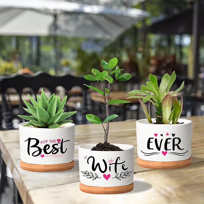 for Wife, Mothers Day Wife Gifts from Husband or Kids, Romantic Wife Gifts Birthday Gifts for Wife, Anniversary Wife Gifts Pretty Best Wife Ever Gifts - LeafyLoom