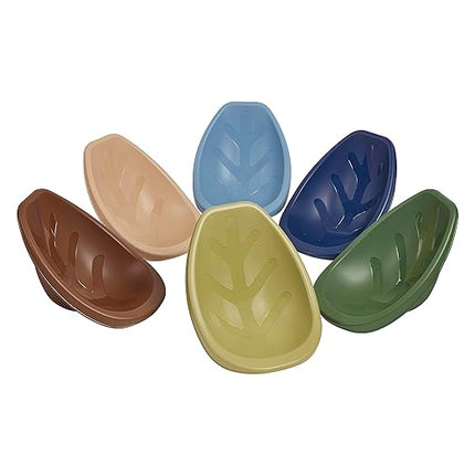 ECR4Kids Leaf Floor Seat, Rocker Chair, Earthtone, 6-Piece - LeafyLoom