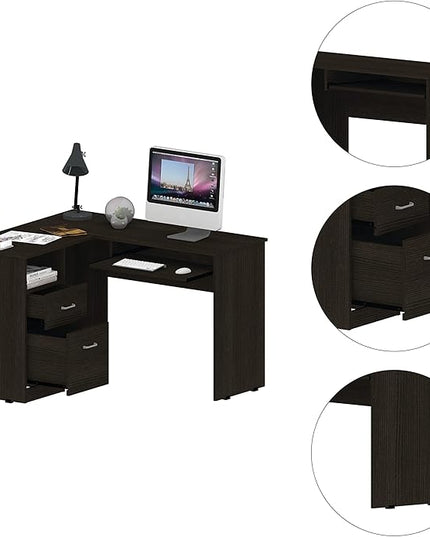 NicBex Kimberly-DW-00010-LWJ Home Office Desks, 47.2"x41.3"x47.2", Black - LeafyLoom