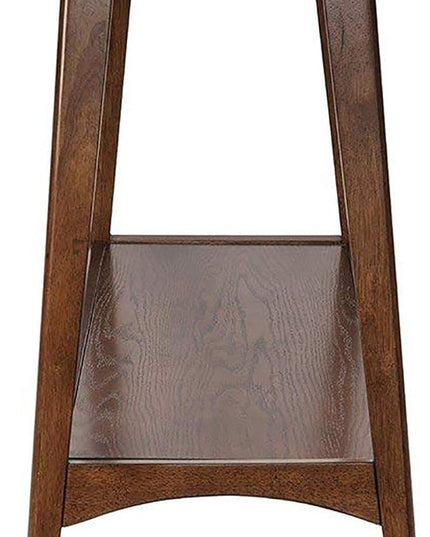 Madison Park Parker Console Tables-Solid Wood, Two-Tone Finish with Lower Storage Shelf Modern Mid-Century Accent Living Room Furniture, Medium, Off-White/Pecan - LeafyLoom