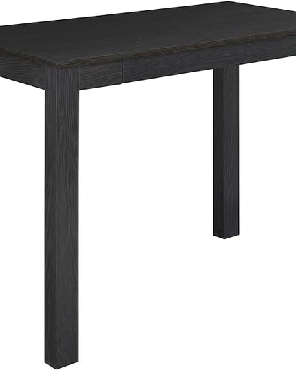 Ameriwood Home Parsons Computer Desk with Drawer, Espresso - LeafyLoom