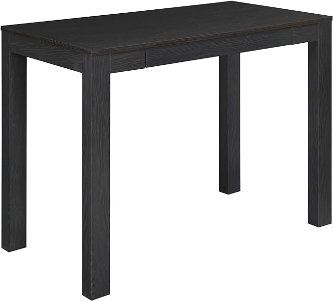 Ameriwood Home Parsons Computer Desk with Drawer, Espresso - LeafyLoom