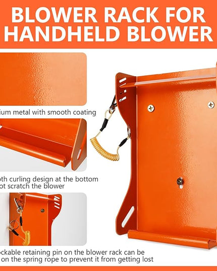 Blower Rack for Stihl BG-50,BG-56,BG-66,BG-86, Handheld Blower Holder Mount Rack - LeafyLoom