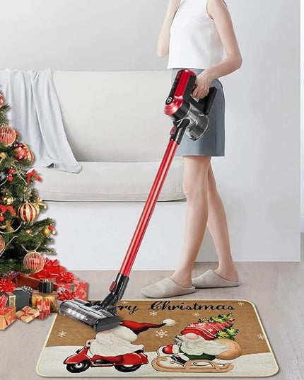 Vanleonet Merry Christmas Gnome Door Mat, Christmas Welcome Decorative Doormat,Winter Xmas Holiday Front Porch Rugs, Outdoor Indoor Entrance Doormat, Front Door Mats Floor Mat, 29 x 17 Inch Vanleonet