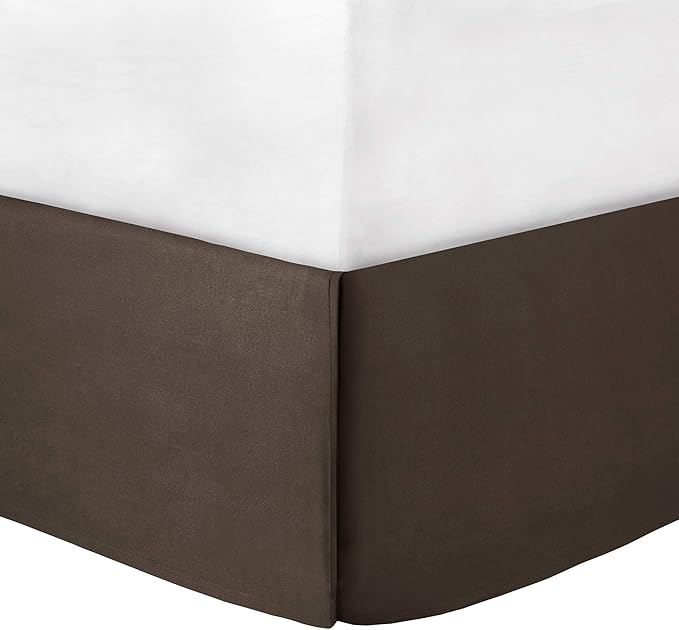 Madison Park Cozy Comforter Set Casual Blocks Design All Season, Matching Bed Skirt, Decorative Pillows, King (104 in x 92 in), Dune Beige/Brown, 7 Piece - LeafyLoom