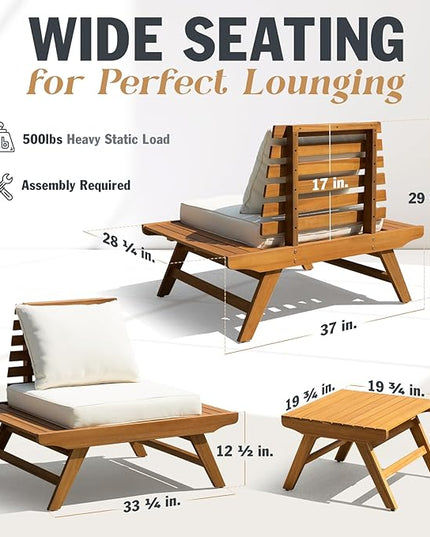 Lucille Set of 2 with End Table, Onesize, Armless Club Chairs - LeafyLoom