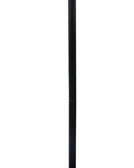 Simple Designs LF2007-BLK Metal 3 Light Tree Floor Lamp, Black - LeafyLoom