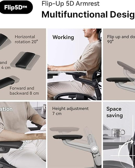 HINOMI H1 Pro V2 Ergonomic Office Chair with Footrest - Home Office Desk Chair with Lumbar Support, Mesh Office Chair with Headrest, Comfy Computer Chair with Back Support (Green, Standard) - LeafyLoom